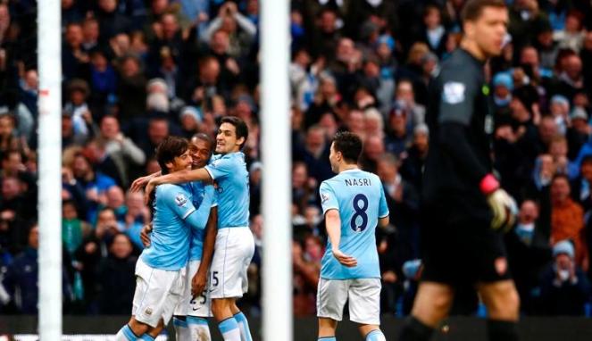Manchester City Sukses Libas Arsenal 6-3